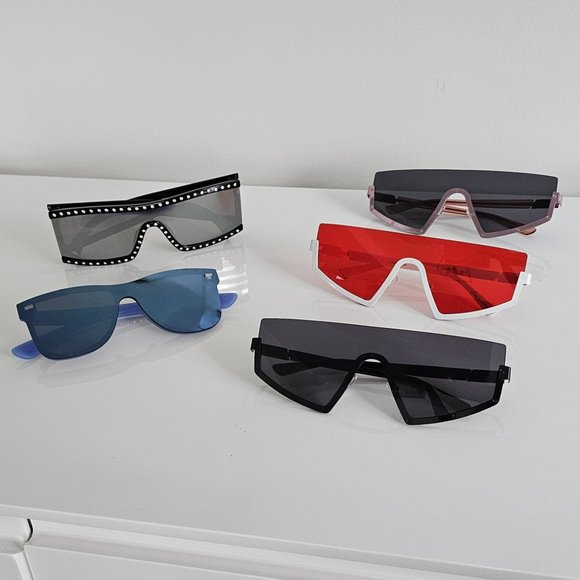 SUNGLASSES! 5 PAIR BUNDLE-Fashion Fun -BRAND NEW! NWOT - Picture 1 of 12